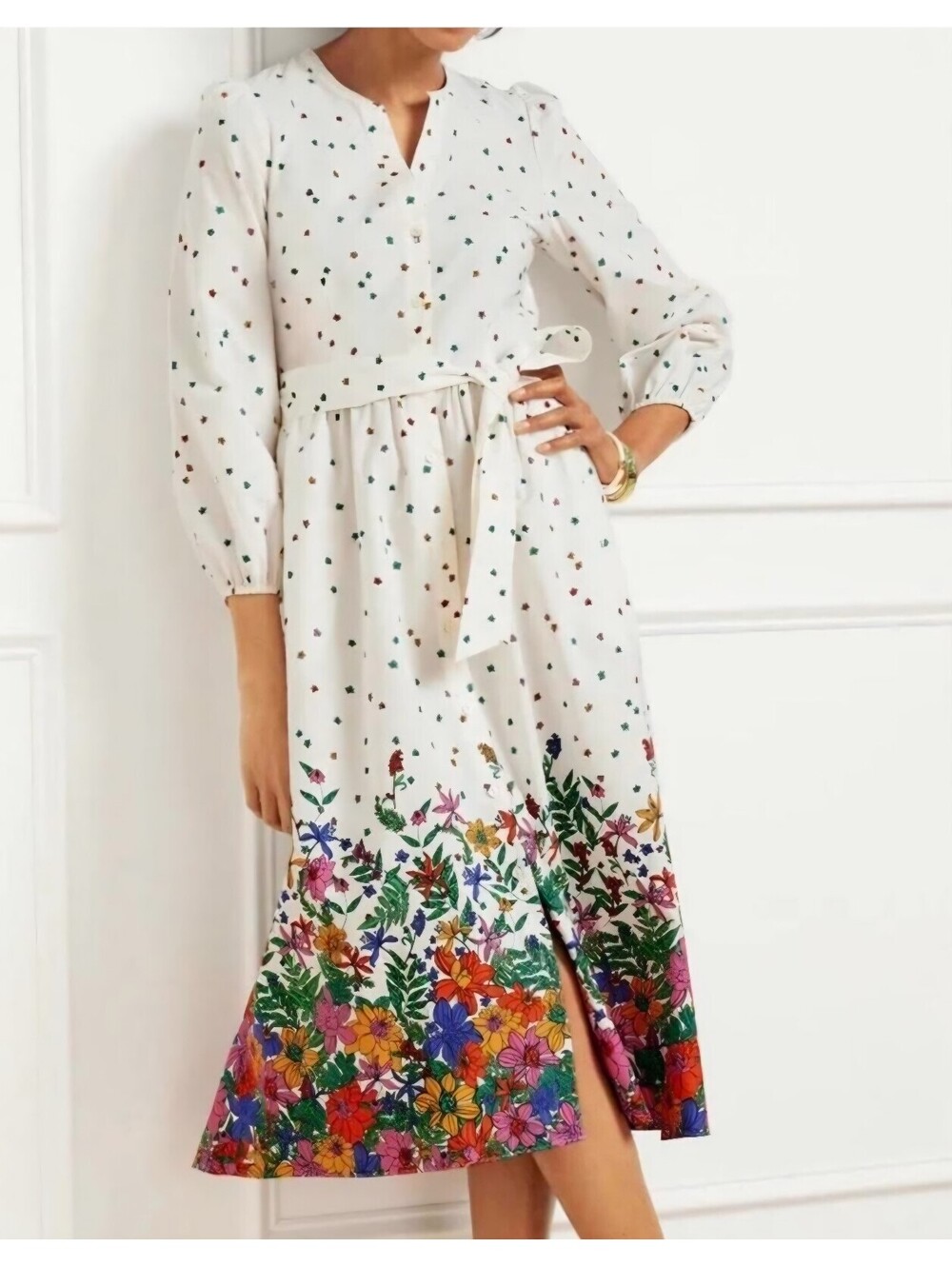 Talbots floral dress